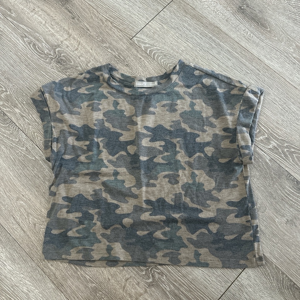 Camo Print T-Shirt